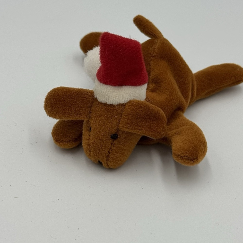 Vintage Oriental Trading Co Beanie Dog‎ With Santa Hat